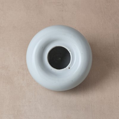 Lot 59 - A fine and rare Chinese clair-de-lune-glazed water pot, Qing dynasty, 17th/18th century