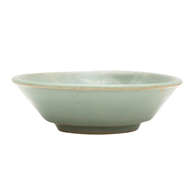 Lot 125 - A Chinese Longquan celadon-glazed washer, Song dynasty