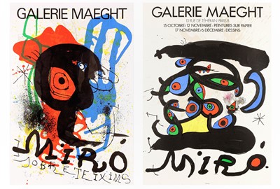 Lot Joan Miró (Spanish 1893-1983)