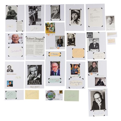 Lot 119 - Autograph Collection.- Tv Presenters & Journalists
