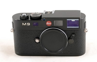 Lot 260 - Black Leica M9 Digital Rangefinder Camera Body.