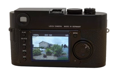 Lot 260 - Black Leica M9 Digital Rangefinder Camera Body.