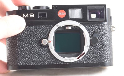 Lot 260 - Black Leica M9 Digital Rangefinder Camera Body.