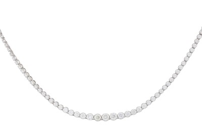 Lot 232 - A diamond necklace