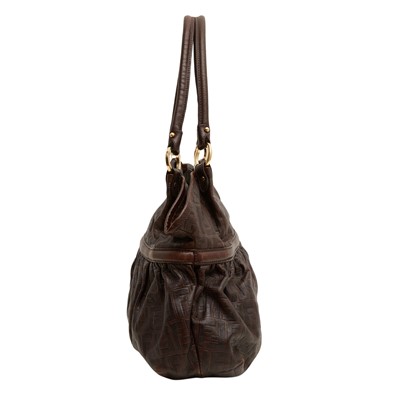 Lot 100 - Fendi Brown Zucca Chef Tote
