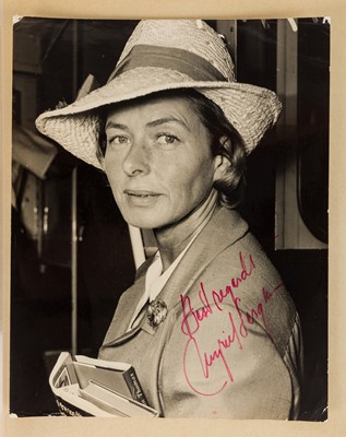 Lot 88 - Autograph Collection.- Incl. Ingrid Bergman