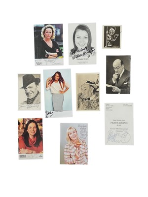 Lot 144 - Photograph Collection.- Entertainers and TV Personalities