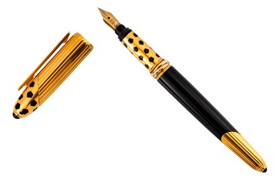 Lot 508 - Cartier Panthere de Cartier fountain pen