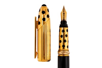 Lot 508 - Cartier Panthere de Cartier fountain pen