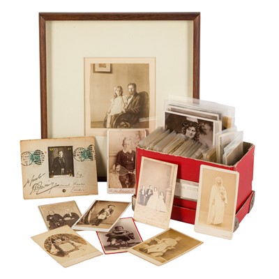 Lot 7 - AN INTERESTING GROUP OF CARTE-DE-VISITE PORTRAITS, c.1860-1880