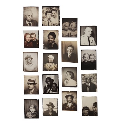 Lot 85 - Photobooth Portraits, 1930s-1960s