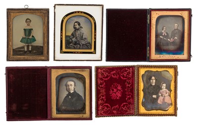 Lot 12 - Mixed cased images - 1840s -1850s