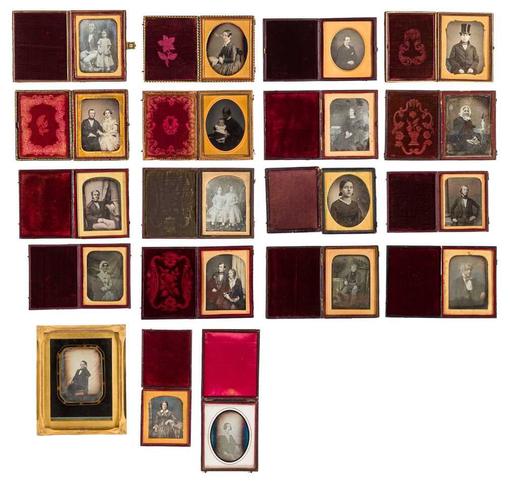 Lot 12 - Mixed cased images - 1840s -1850s