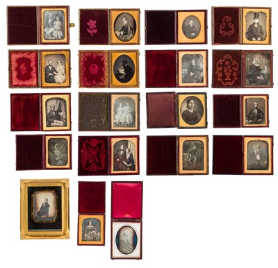 Lot 12 - Mixed cased images - 1840s -1850s