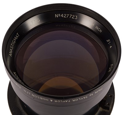Lot 197 - A Taylor-Hobson 8 Inch f/1.4 Anastigmat Lens for Radiography