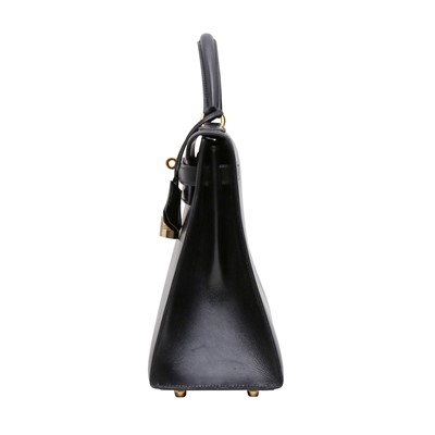 Lot 189 - Hermes Black Box Kelly Sellier 32