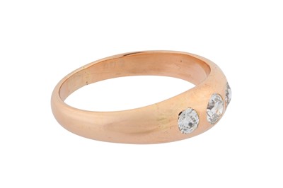 Lot 49 - A diamond three-stone ring