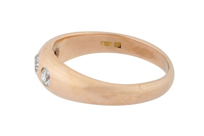 Lot 49 - A diamond three-stone ring