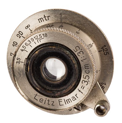 Lot 266 - A LTM Leitz 3.5cm f/3.5 Nickel Elmar Lens