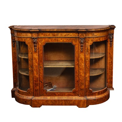 Lot 332 - A 19th century walnut credenza