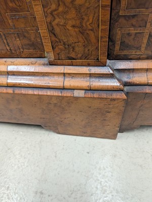 Lot 9 - A 19th century walnut credenza