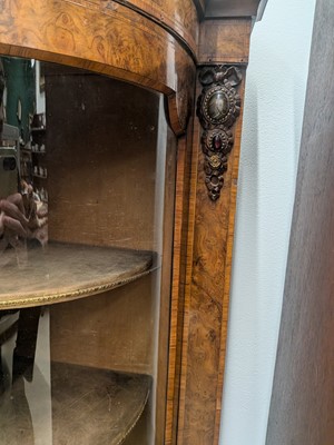 Lot 9 - A 19th century walnut credenza