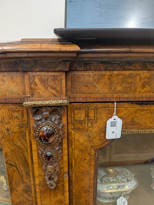 Lot 9 - A 19th century walnut credenza