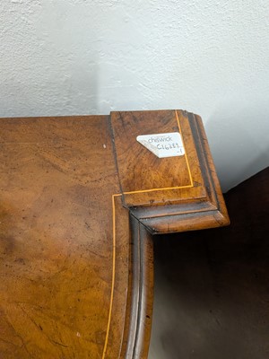 Lot 9 - A 19th century walnut credenza