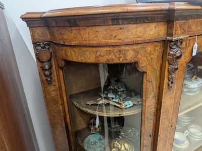 Lot 9 - A 19th century walnut credenza