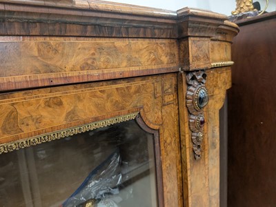 Lot 9 - A 19th century walnut credenza