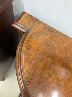 Lot 9 - A 19th century walnut credenza