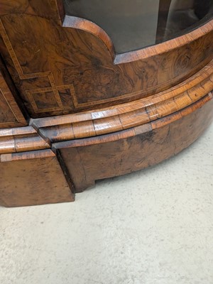 Lot 9 - A 19th century walnut credenza