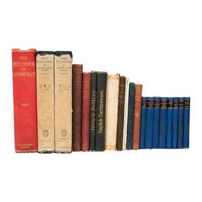 Lot 60 - William Moorcroft (1872-1945) signed and labelled personal library collection of books