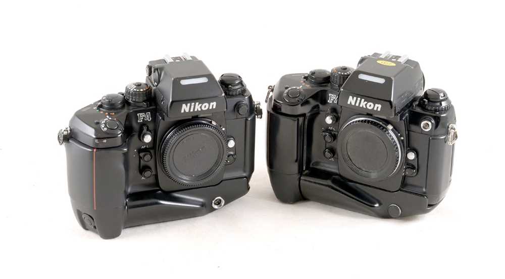 Lot 297 - A Pair of Nikon F4 Pro AF SLR Cameras.