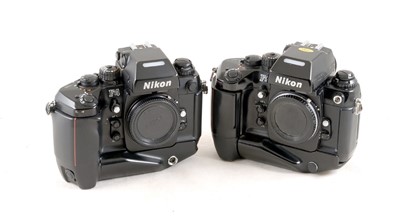 Lot 297 - A Pair of Nikon F4 Pro AF SLR Cameras.