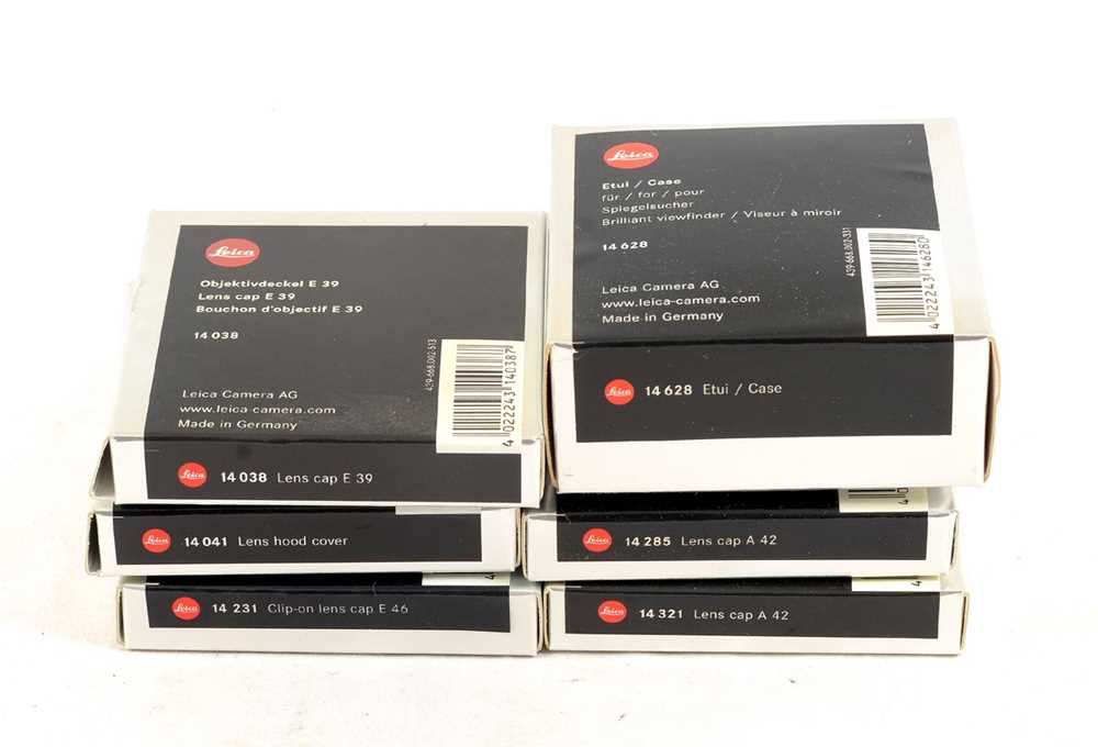 Lot 273 - Group of Six Boxed Leica Lens & Other