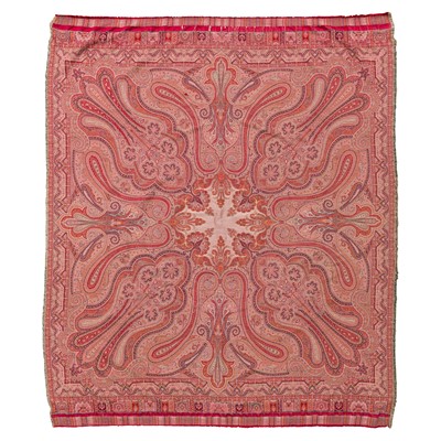 Lot 414 - A Paisley pattern wool shawl