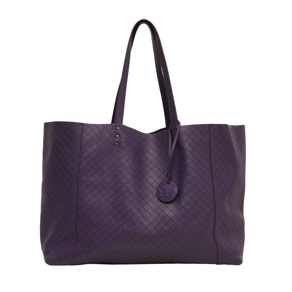 Lot 49 - Bottega Purple Intreccio Mirage Tote