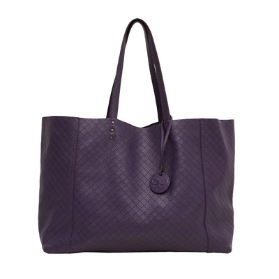 Lot 49 - Bottega Purple Intreccio Mirage Tote