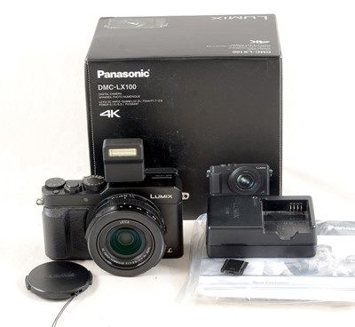 Lot 353 - Black Panasonic Lumix LX100 Compact Digital Camera.