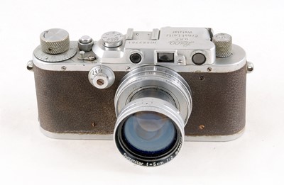 Lot 246 - Leica IIIa Camera with 5cm Summitar Lens.