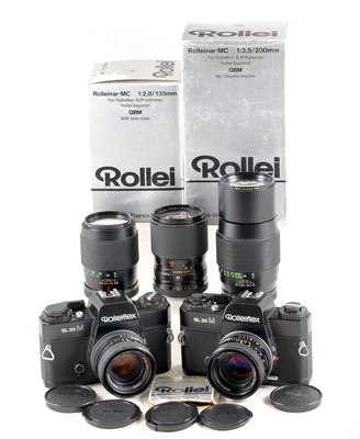 Lot 280 - An Extensive Rolleiflex SL35M Outfit.