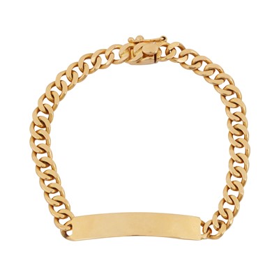 Lot 218 - A tag bracelet