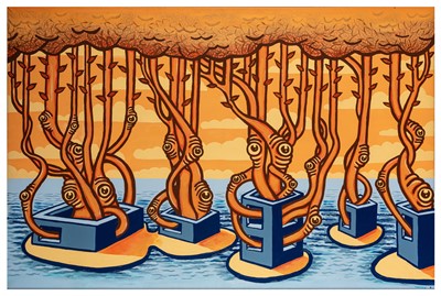 Lot 358 - Phlegm (British, 20th Century)