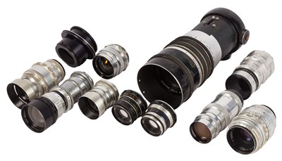 Lot 227 - A Good Selection of German and Russian Lenses