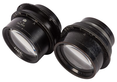 Lot 217 - A Pair of J.H Dallmeyer 8" f/2.9 Pentac Air Ministry Lenses