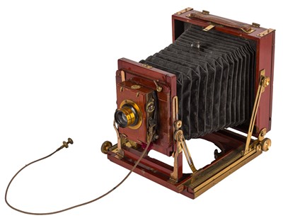 Lot 181 - A Houghton Butcher Triple Victo Half Plate Field Camera