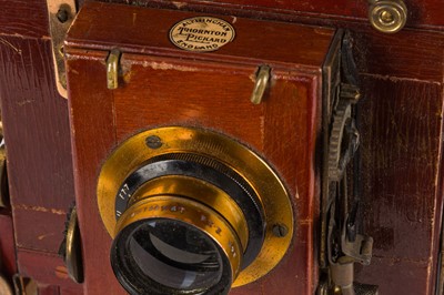 Lot 181 - A Houghton Butcher Triple Victo Half Plate Field Camera