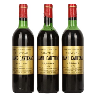 Lot 88 - Chateau Brane-Cantenac 1971 - 3 bottles