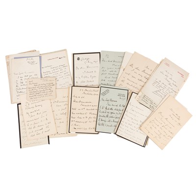 Lot 103 - Autograph Collection.- Political, Church, Anglo-Irish and Journalism Interest